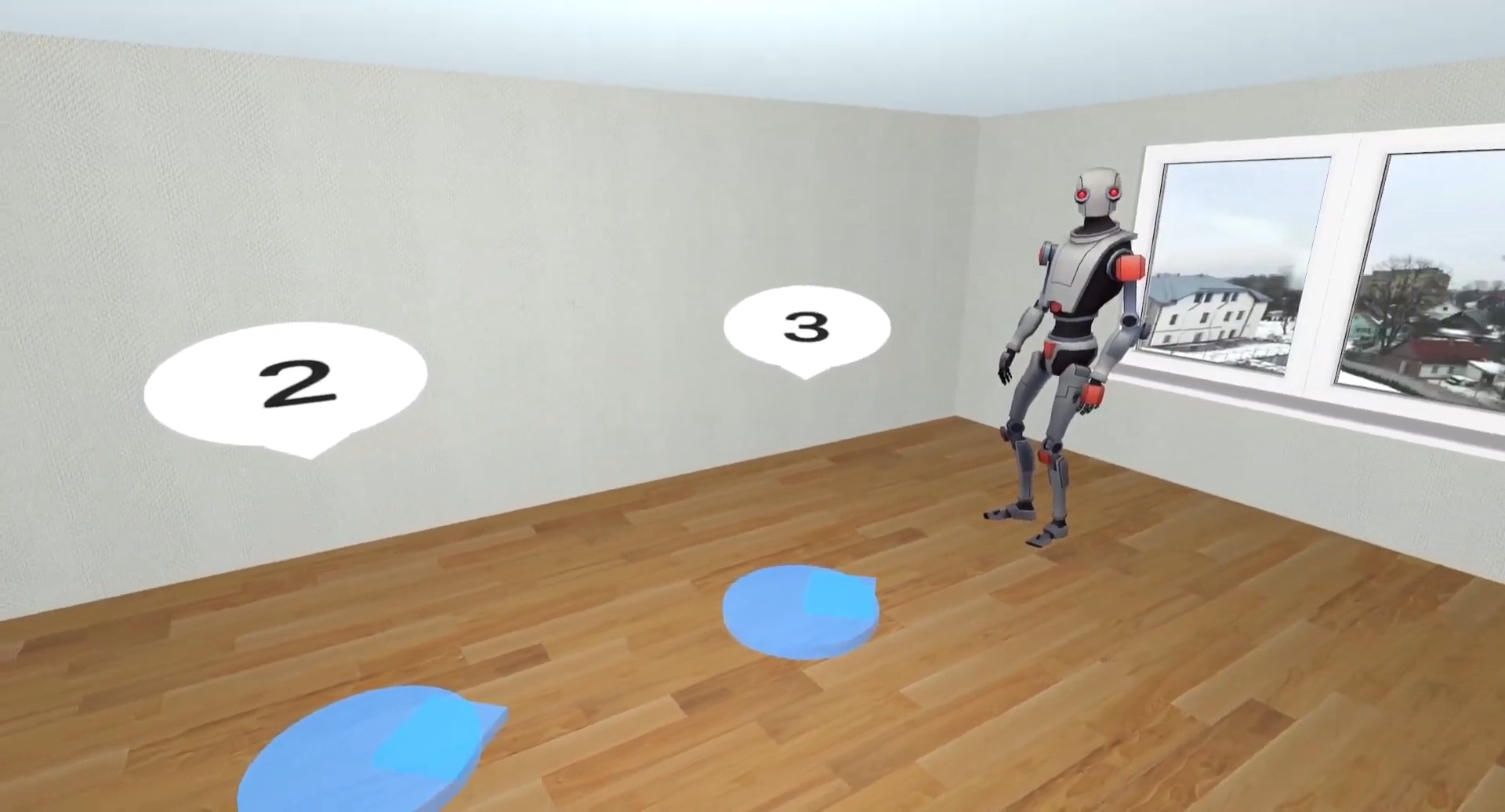 Human-Android Interactions in VR